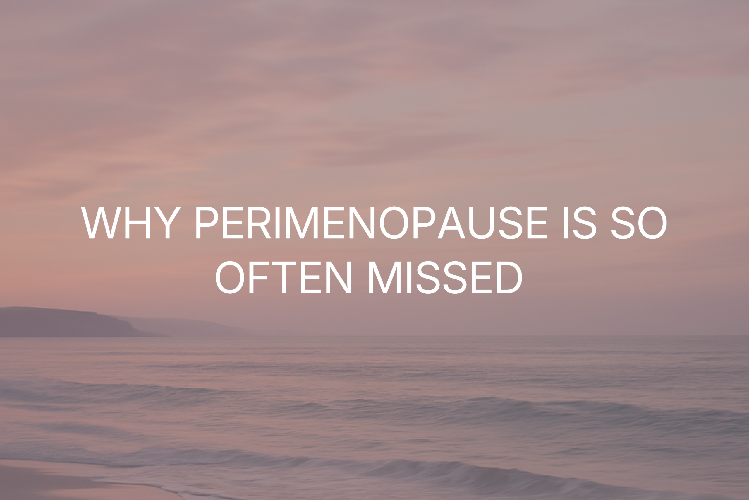 pink sky image with overlay text saying Why tracking your menopause symptoms over time makes a real difference
