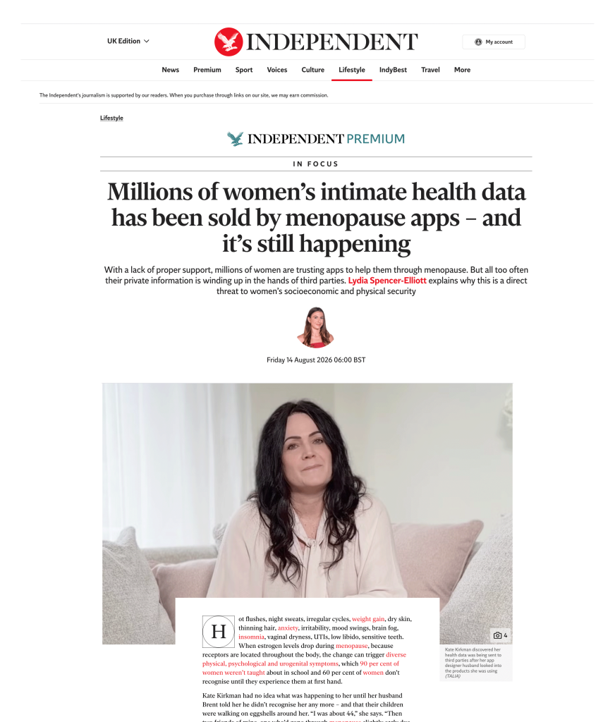 TALIA featured in the Independent Newspaper